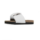 ROAM - Puffed Knotty Sandal Vegan Leather - White