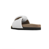 ROAM - Puffed Knotty Sandal Vegan Leather - White