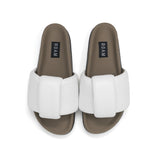 ROAM - Puffed Knotty Sandal Vegan Leather - White