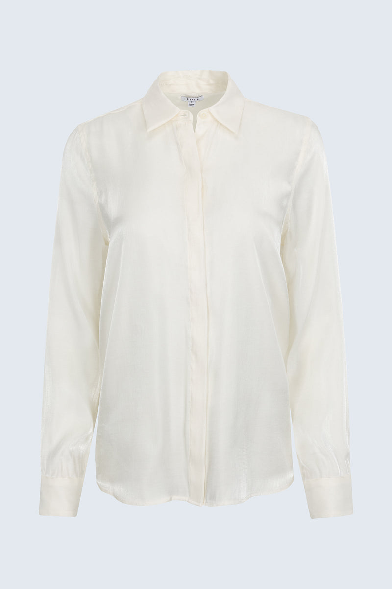 Pistola - Tilda Long Sleeve Button Up - Ecru