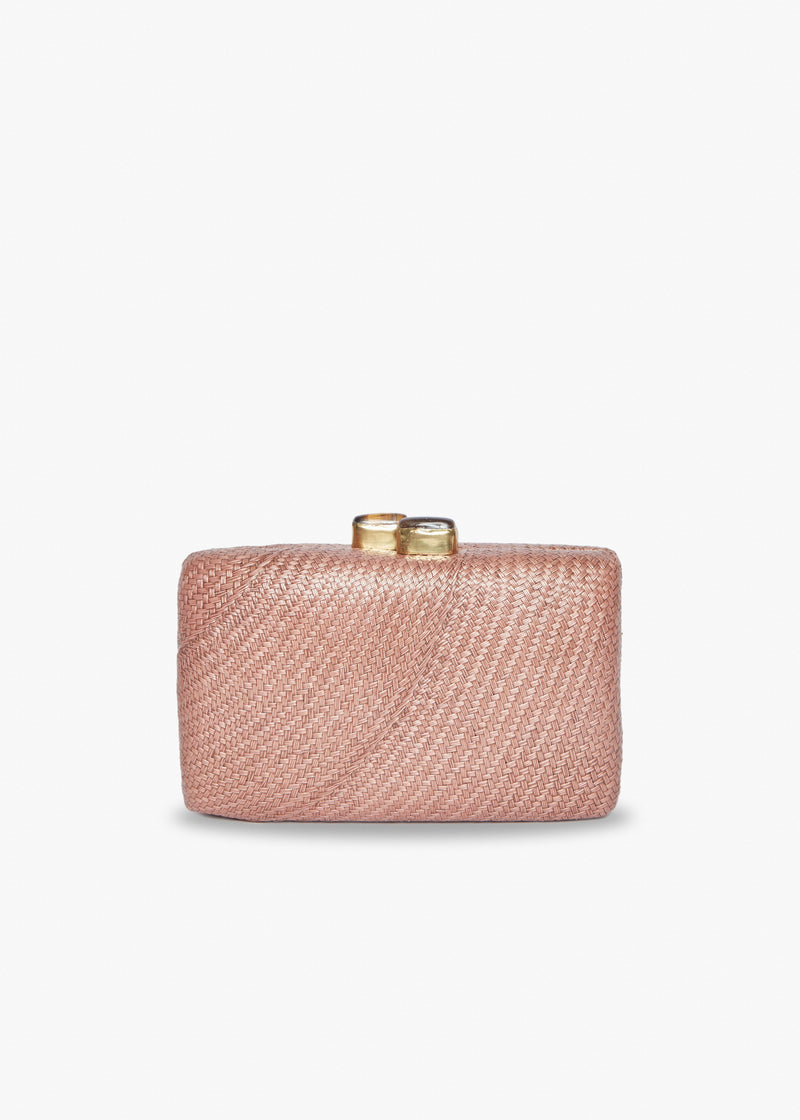 Uxmal Straw Clutch Bag