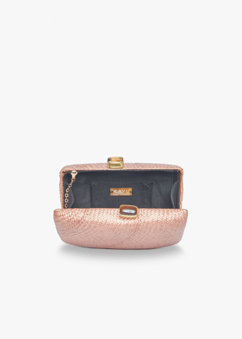 Uxmal Straw Clutch Bag