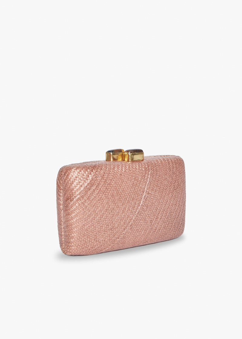 Uxmal Straw Clutch Bag