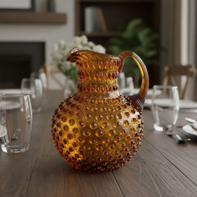 Hobnail Jug - Large - Saffron Light