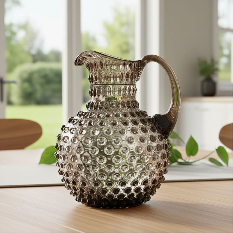 Hobnail Jug - Large - Smoky Amaro