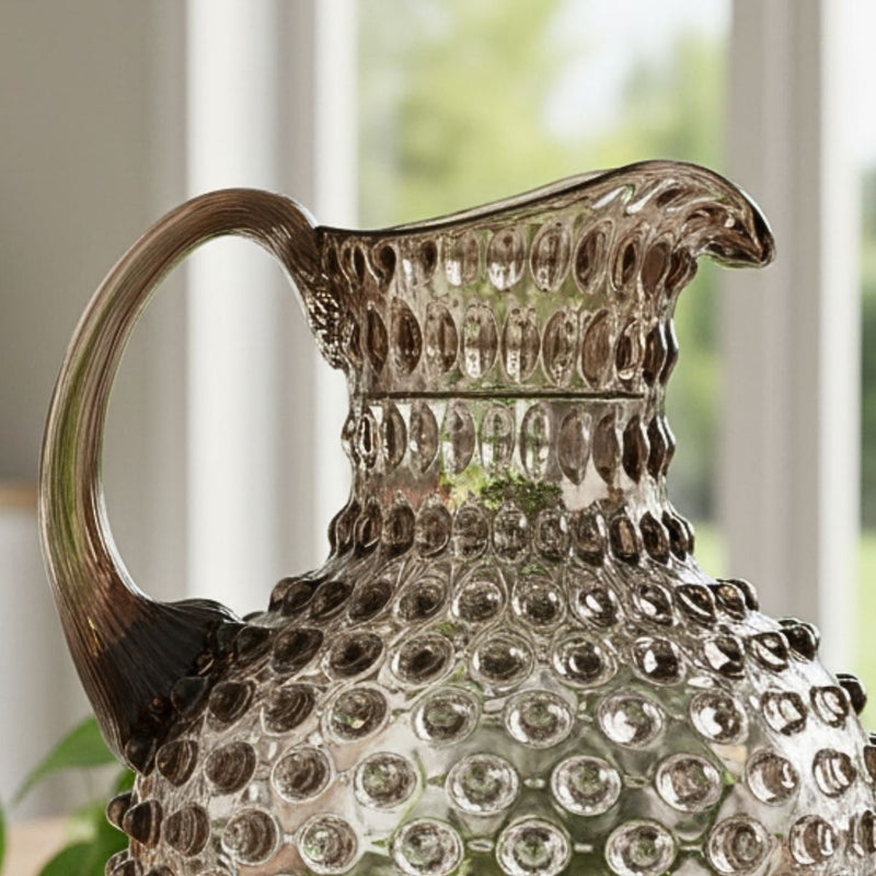 Hobnail Jug - Large - Smoky Amaro