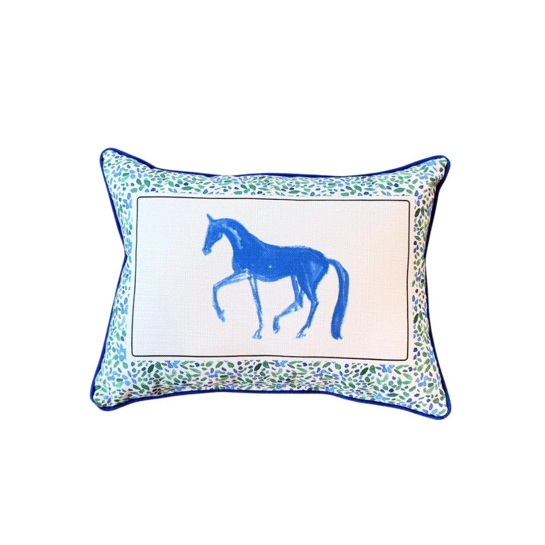 Floral Horse Pillow