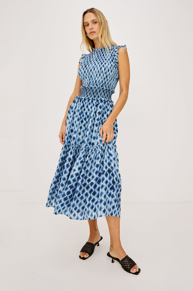 Rails - Vivier Dress - Sapphire Shibori