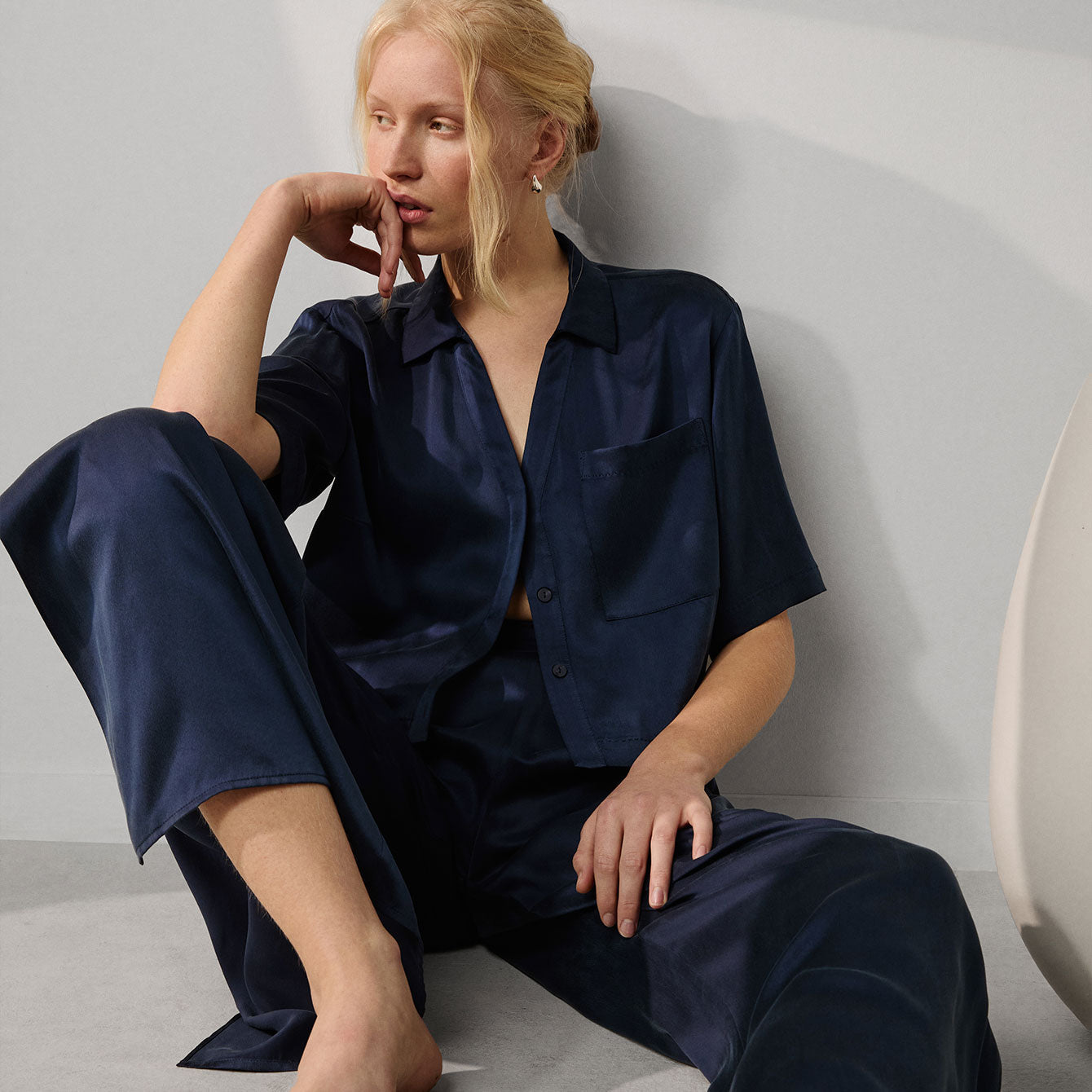 Lunya - Washable Silk High Rise Pant Set