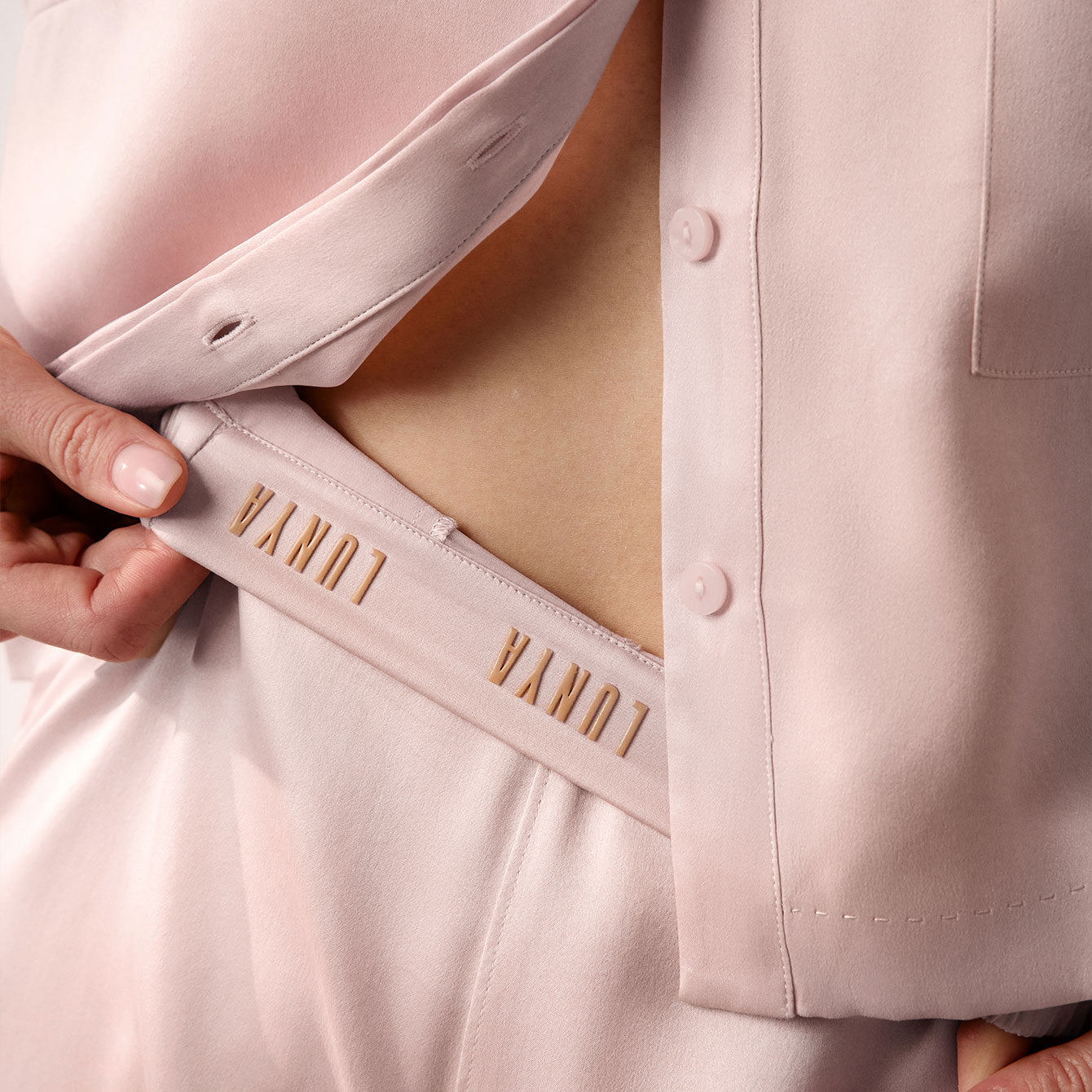 Lunya - Washable Silk High Rise Pant Set