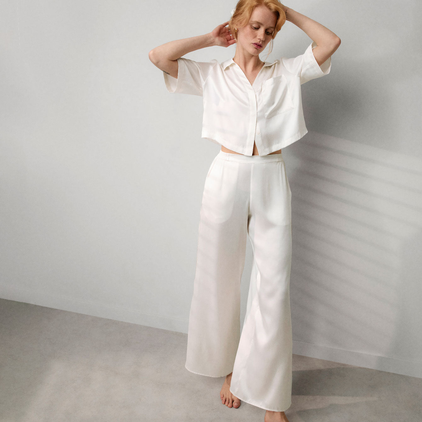 Lunya - Washable Silk High Rise Pant Set