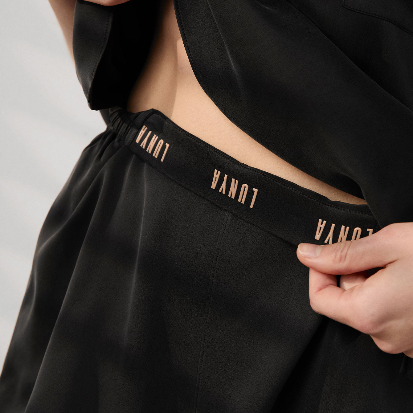 Lunya - Washable Silk Tee Short Set