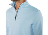 Criquet - Feather Performance Pullover - Heather Blue