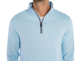 Criquet - Feather Performance Pullover - Heather Blue