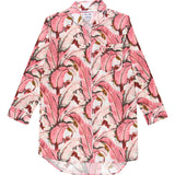 Women's Martinique® Pink Banana Leaf Night Shirt