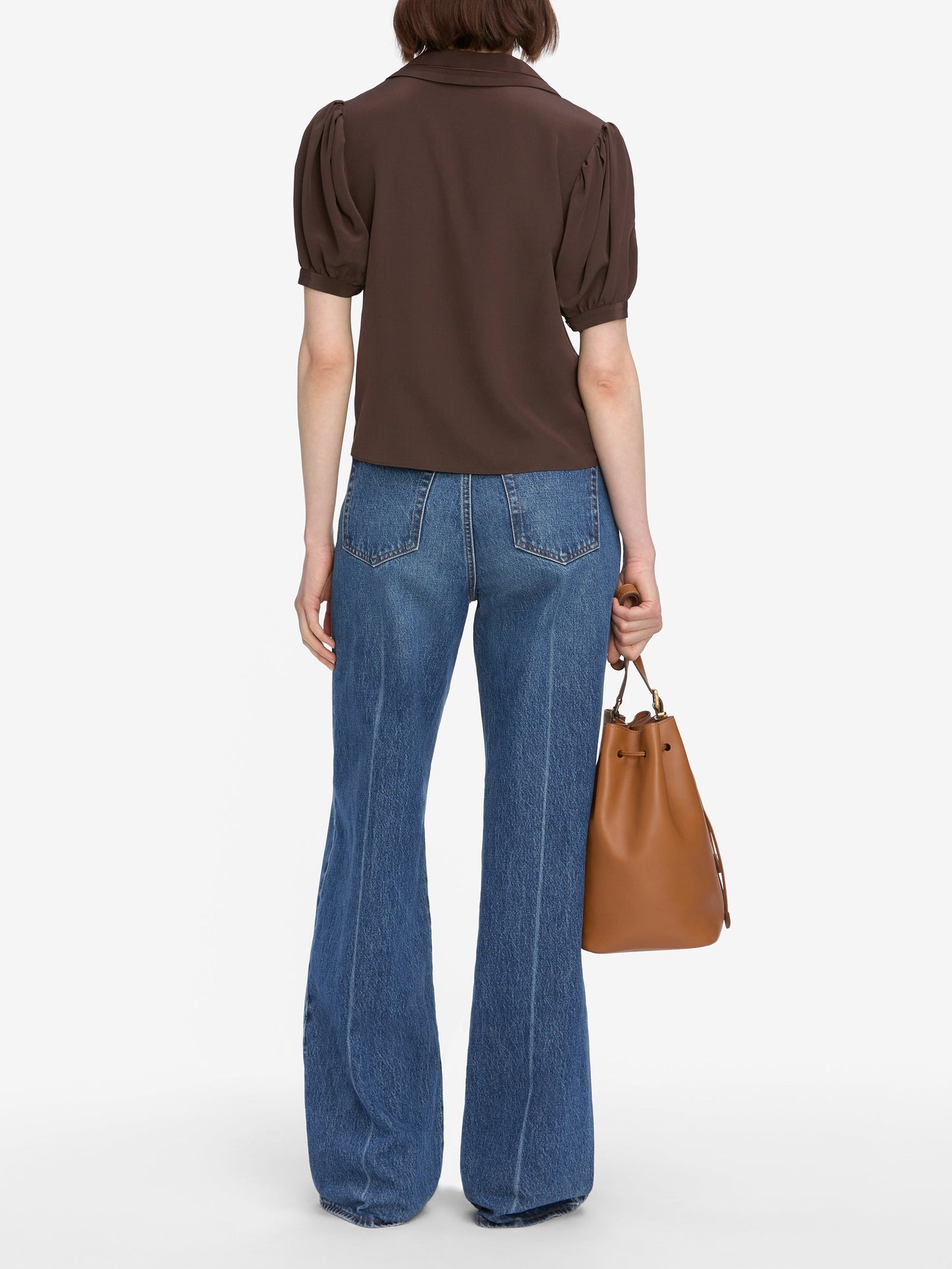 FRAME - The Sailor Blouse - Coffee