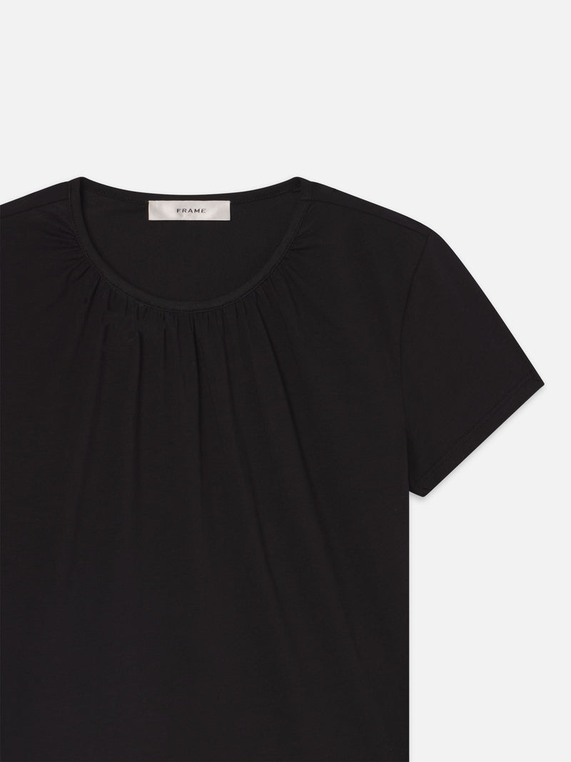 FRAME - The Gathered Tee - Black