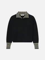 FRAME - The Sailor Pullover - Black Multi