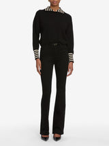 FRAME - The Sailor Pullover - Black Multi