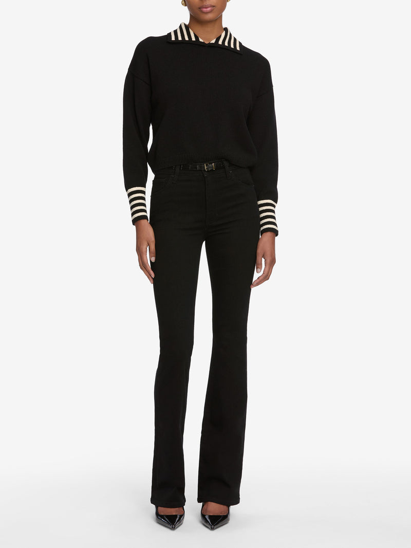 FRAME - The Sailor Pullover - Black Multi