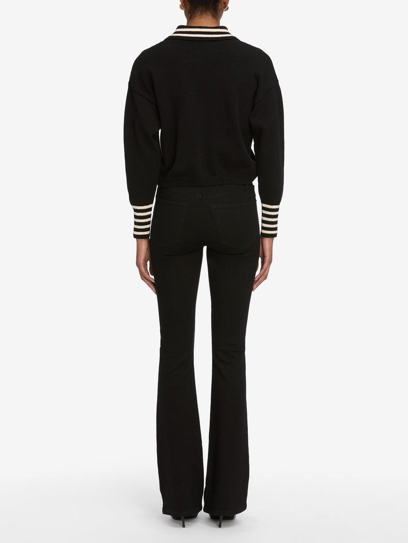 FRAME - The Sailor Pullover - Black Multi