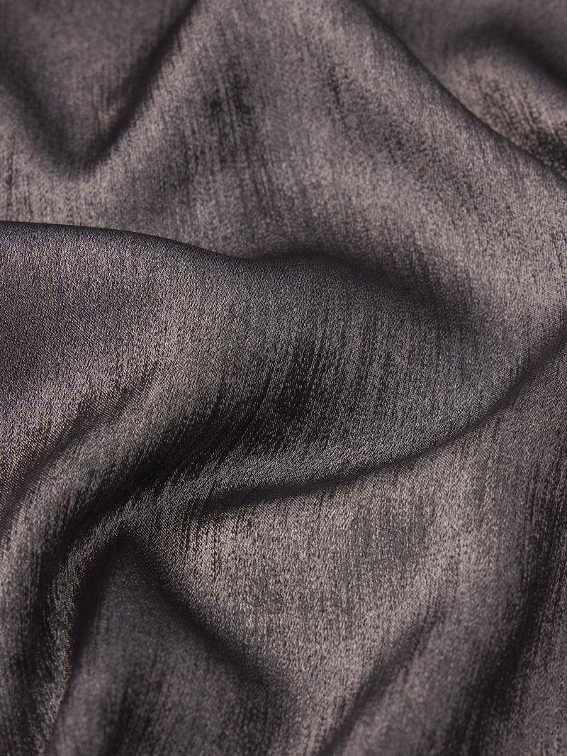 FRAME - The Shiny Staple Blouse - Gunmetal