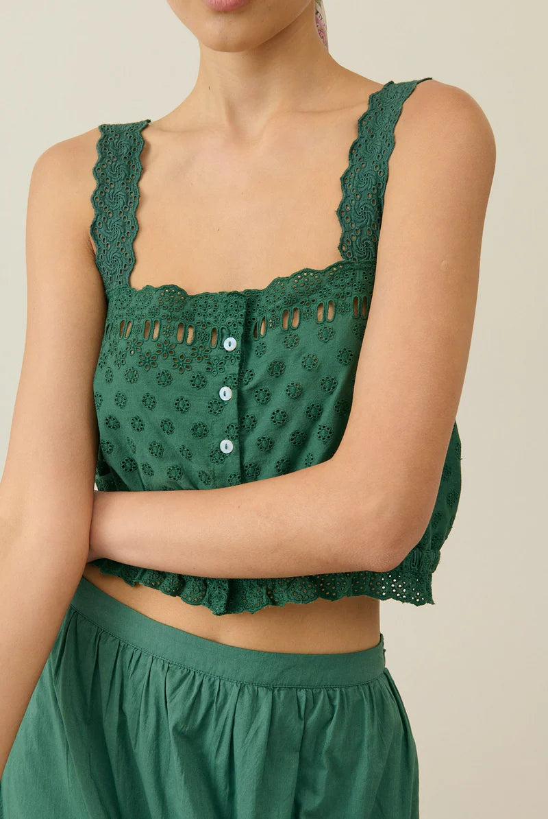 Louise Misha - Kivi Camisole - Tuscan Greeng