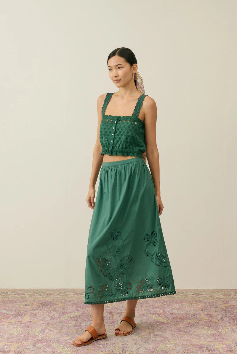 Louise Misha - Kivi Camisole - Tuscan Greeng
