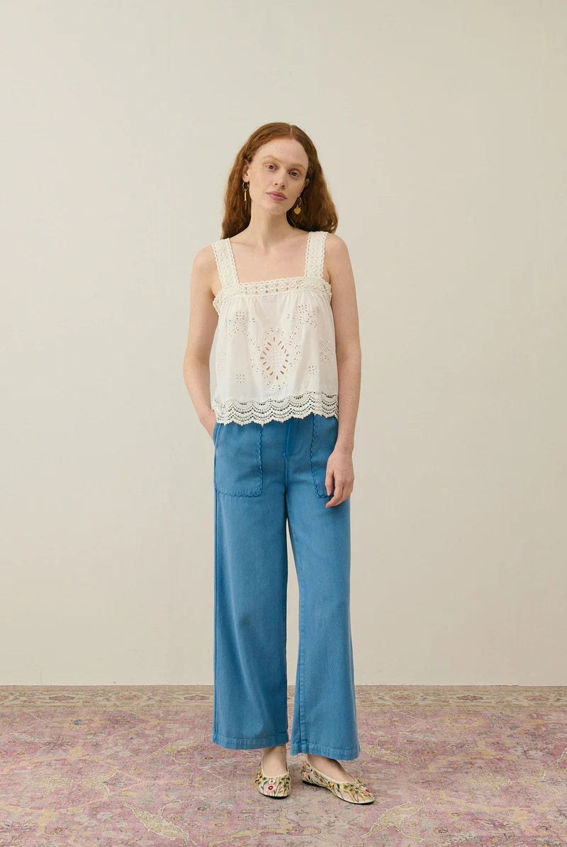 Louise Misha - Florette Pants - Stone Blue
