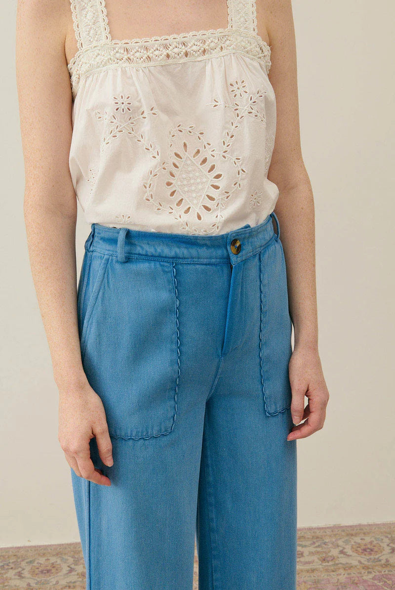 Louise Misha - Florette Pants - Stone Blue