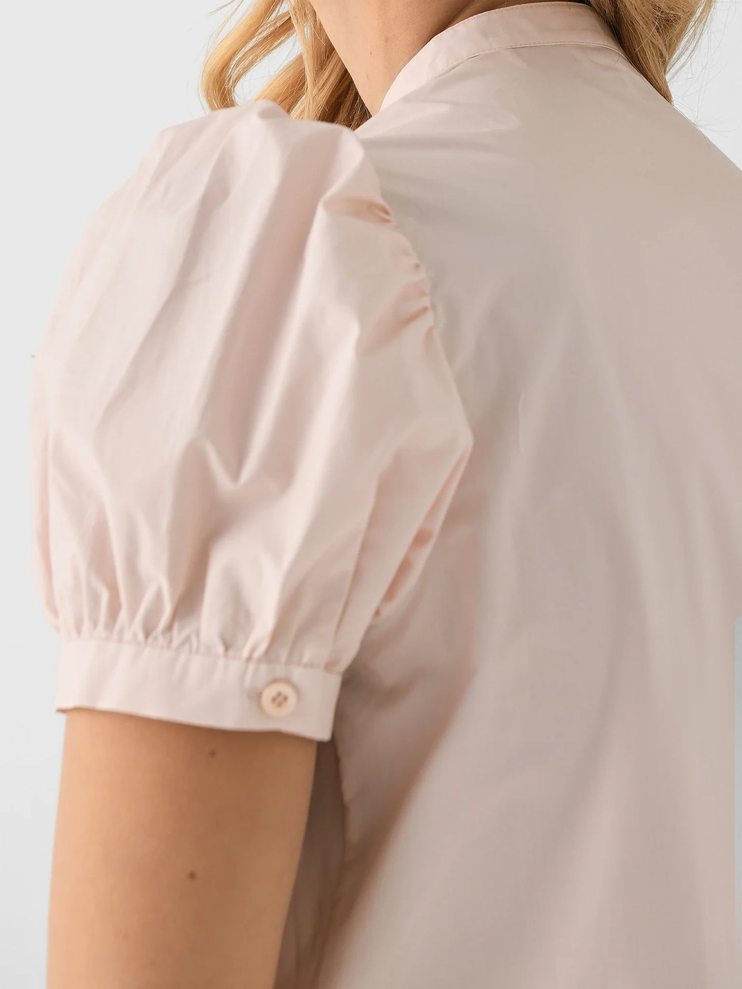 FRAME - The Gathered Top - Light Pink