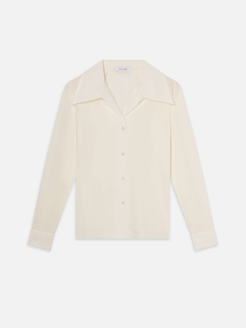 FRAME - The Moment Blouse - Cream