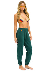 Aviator Nation - Women's 5 Stripe Sweatpants - Forest