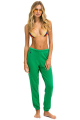 Aviator Nation - 5 Stripe Sweatpants - Kelly Green