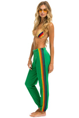 Aviator Nation - 5 Stripe Sweatpants - Kelly Green
