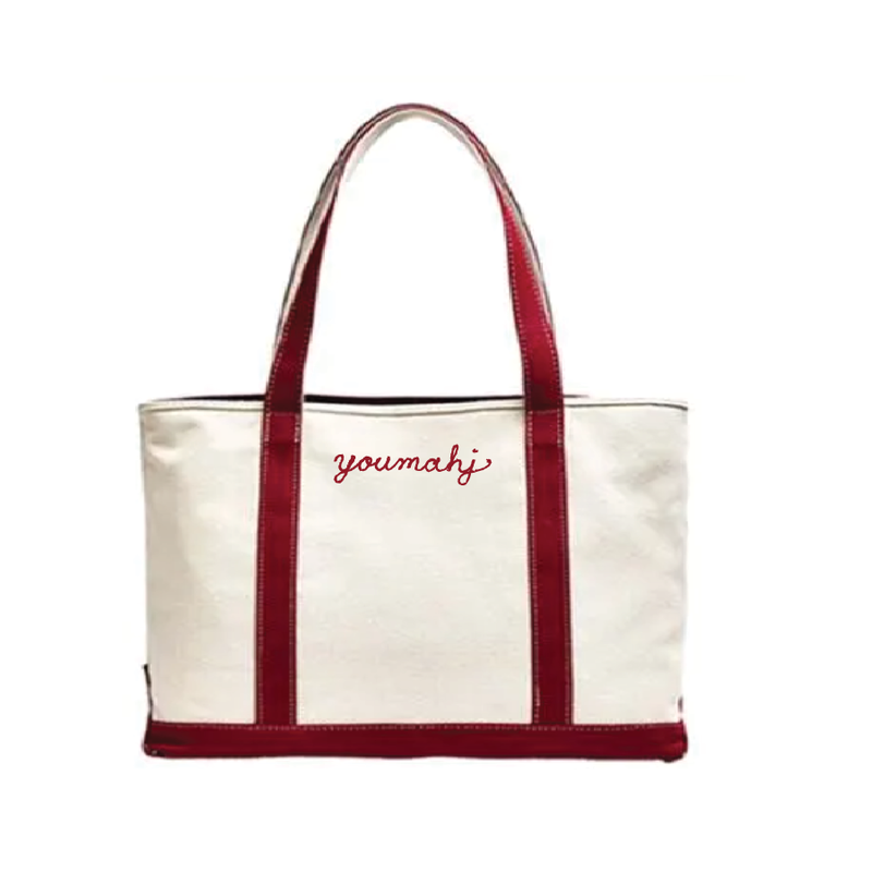 YouMahj Stitched Tote Bag