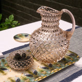 Hobnail Jug - Large - Apricot Chiffon