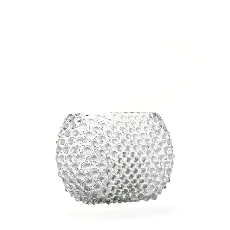 Hobnail Vase - Optic - Smoky Quartz