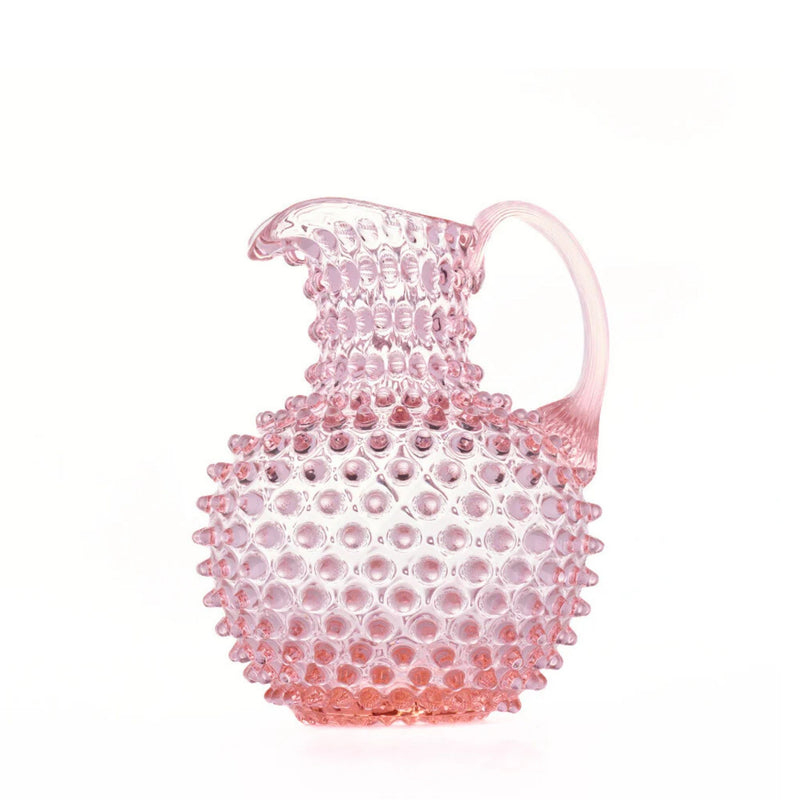 Hobnail Jug - Large - Petal Pink