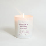 Weekends at the Winery Candle