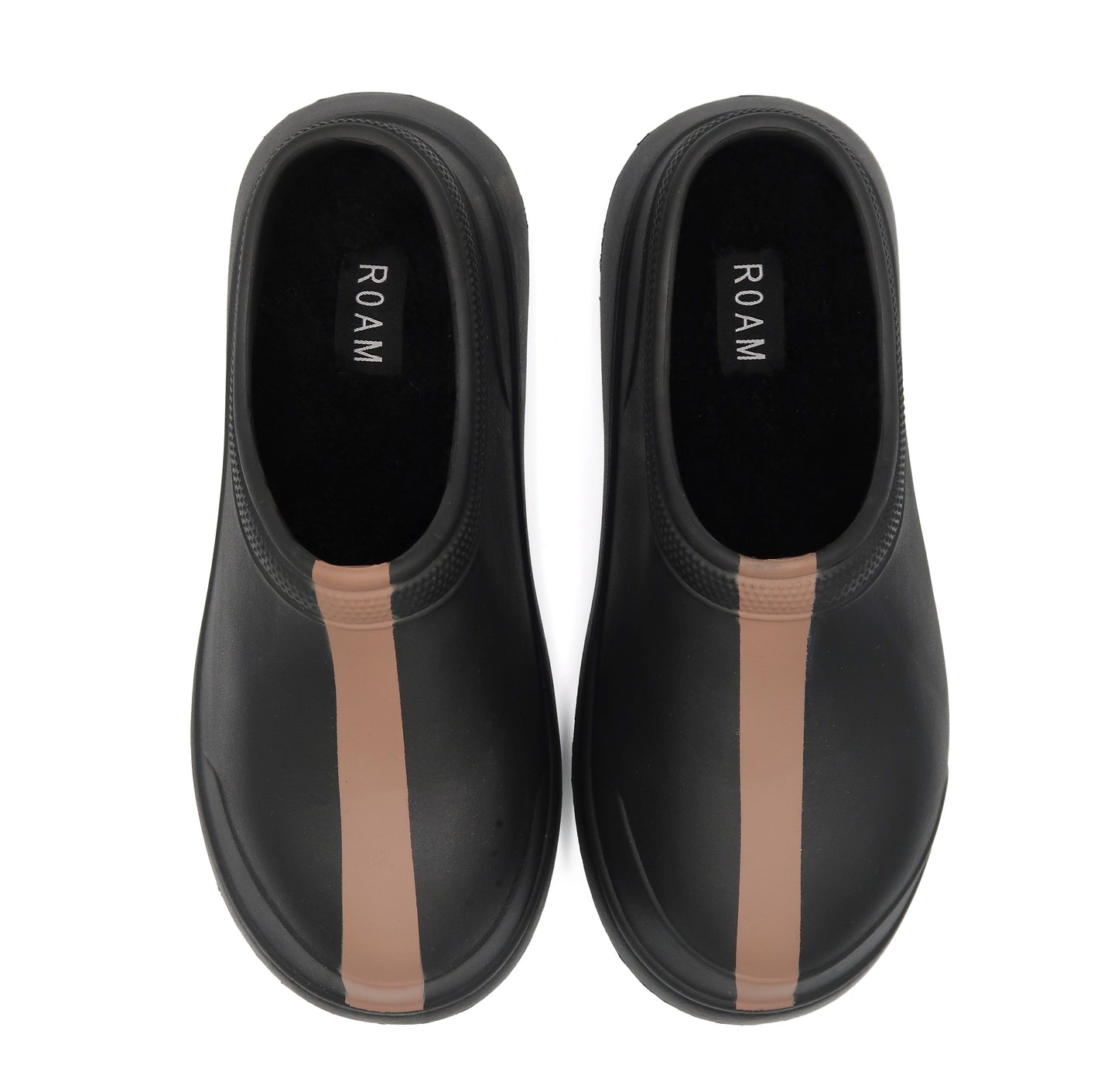 Rain Wellie in Black/Taupe, top