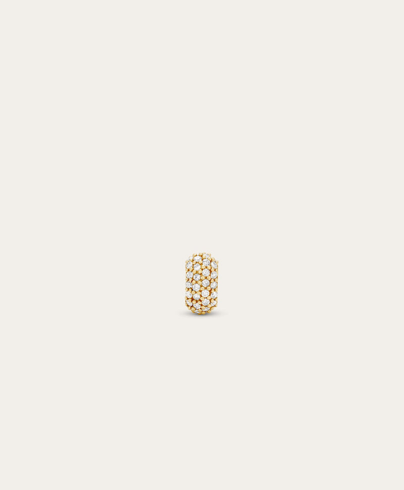 Adina Reyter Wide Pavé Diamond Mini Bead
