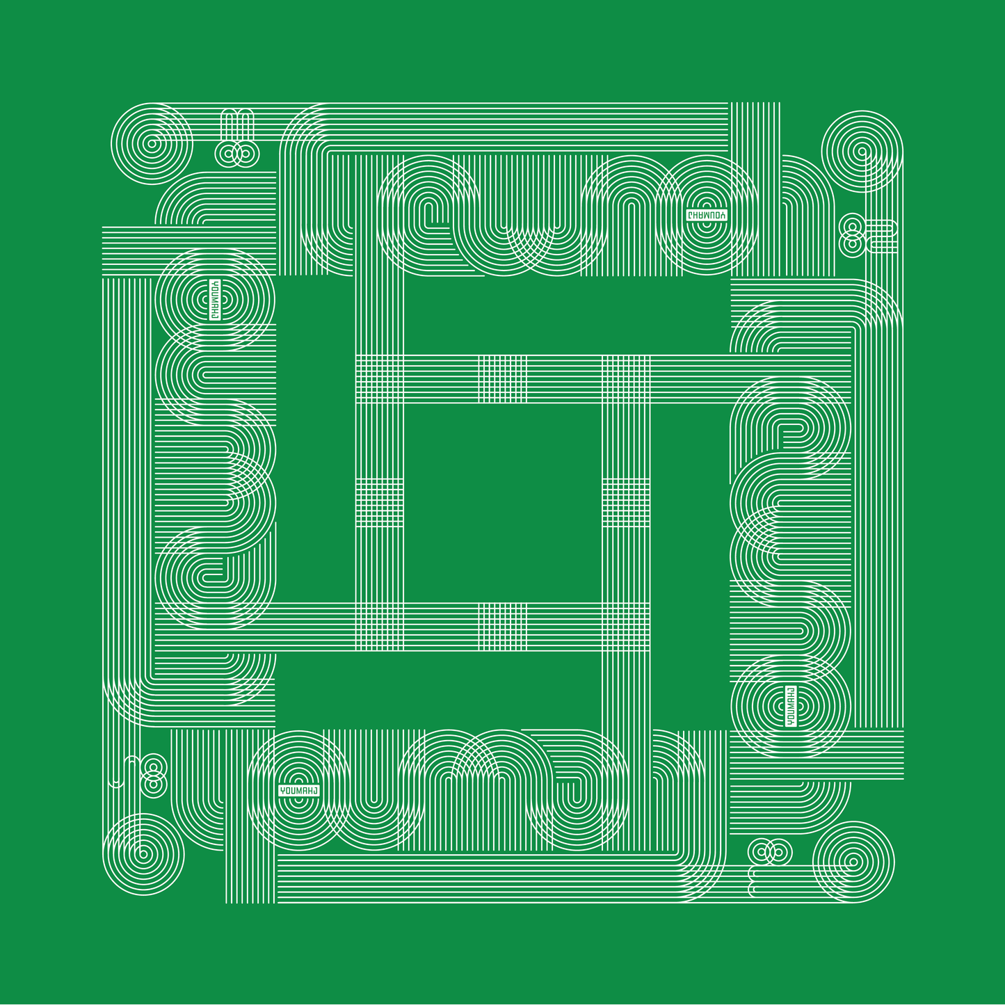 YouMahj Groovy Mahjong Game Cloth