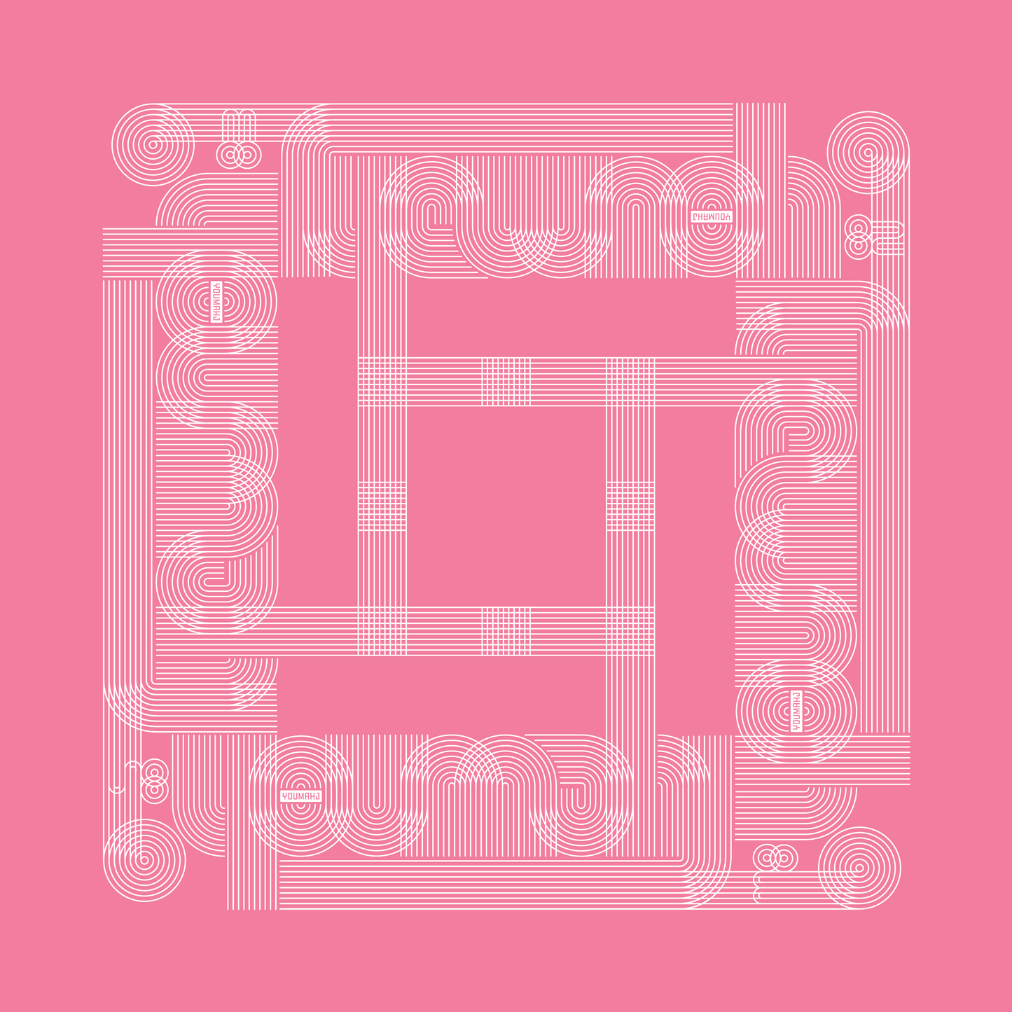 YouMahj Groovy Mahjong Game Cloth