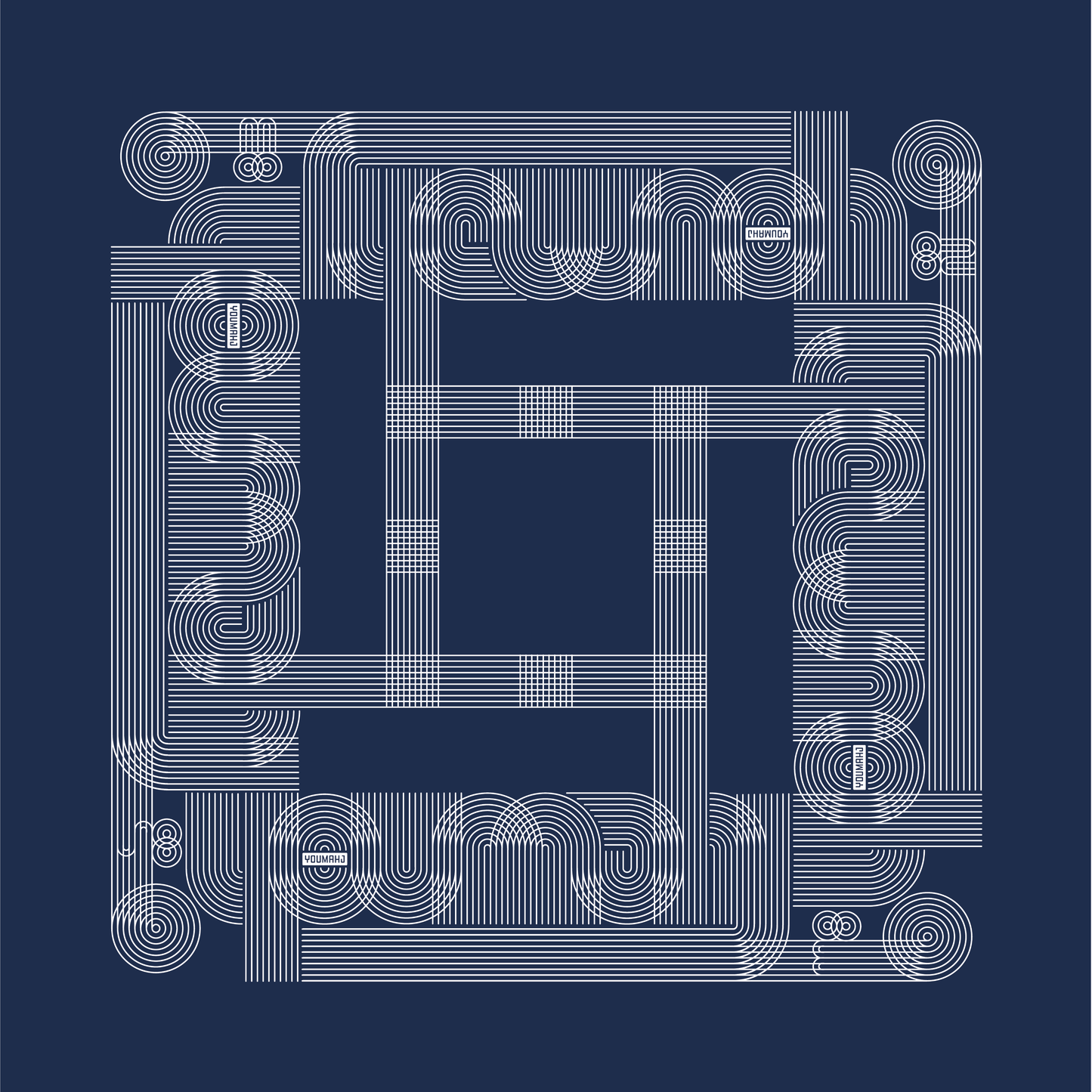 YouMahj Groovy Mahjong Game Cloth