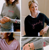 YouMahj Cashmere Chainstitch - Grey