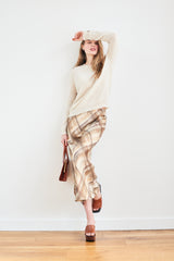 Jumper 1234 - Cashmere Distressed Crew Sweater - Oatmeal