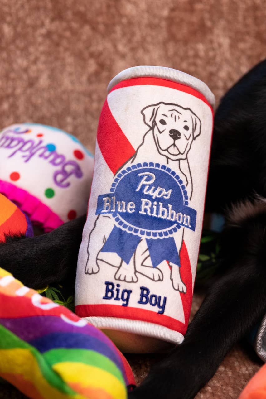 Power Plush Pups Blue Ribbon For Dogs: SM