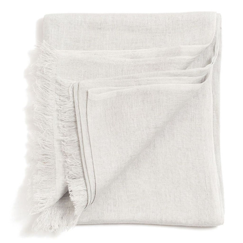 Coco Brown Hand Woven Linen Scarf