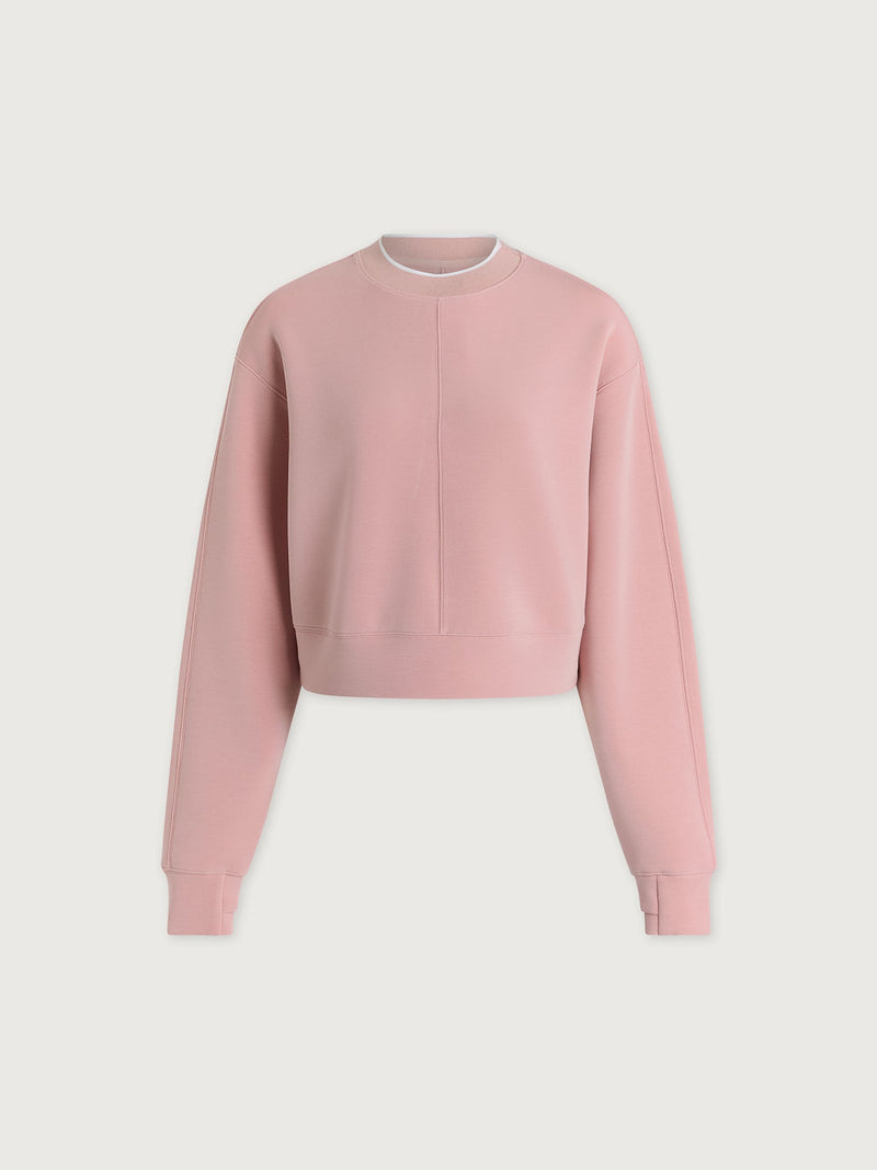 Varley - Tasmin Cropped Sweat - Zephyr Mauve